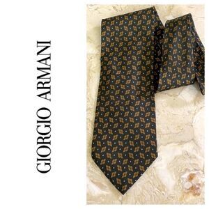 GiorgioโArmaniโ100%ย SilkโTieโVintage